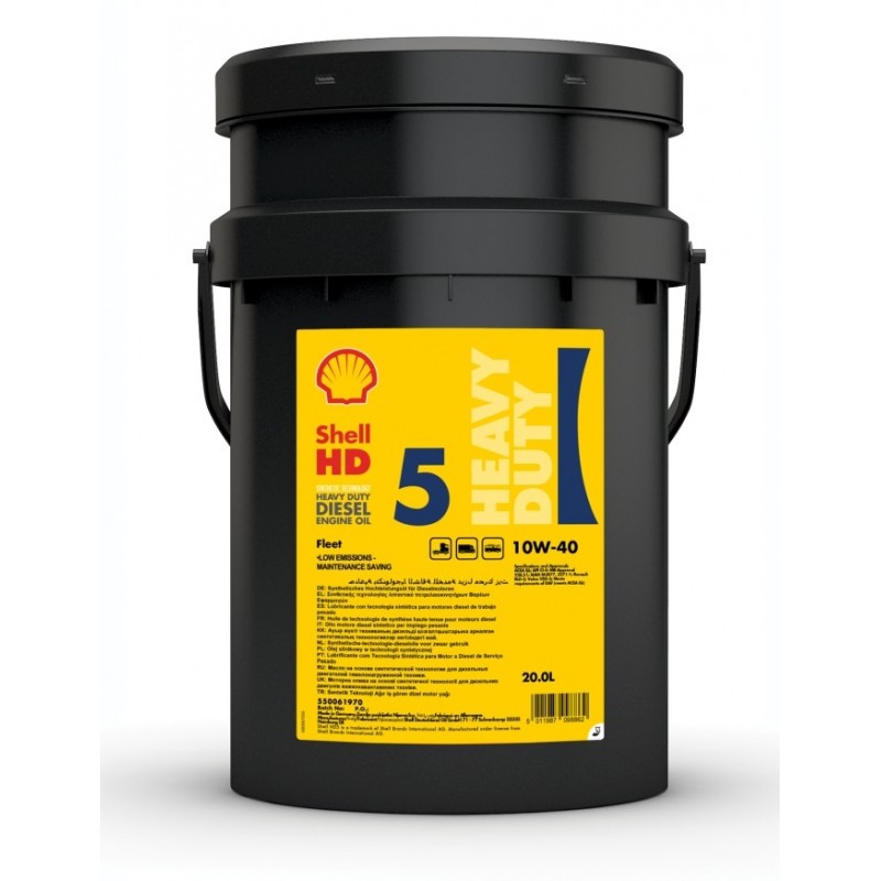 Shell HD5 Fleet 10W-40 (20L)