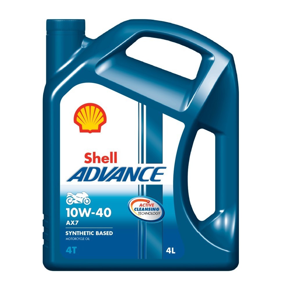 Shell Advance 4T AX7 10W-40 (4L) - oryginalne oleje i smary Shell