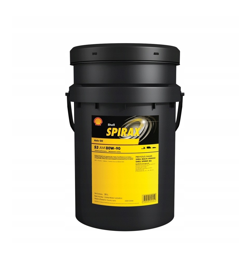 Shell Spirax S3 AM 80W-90 (20L) - oryginalne oleje i smary Shell